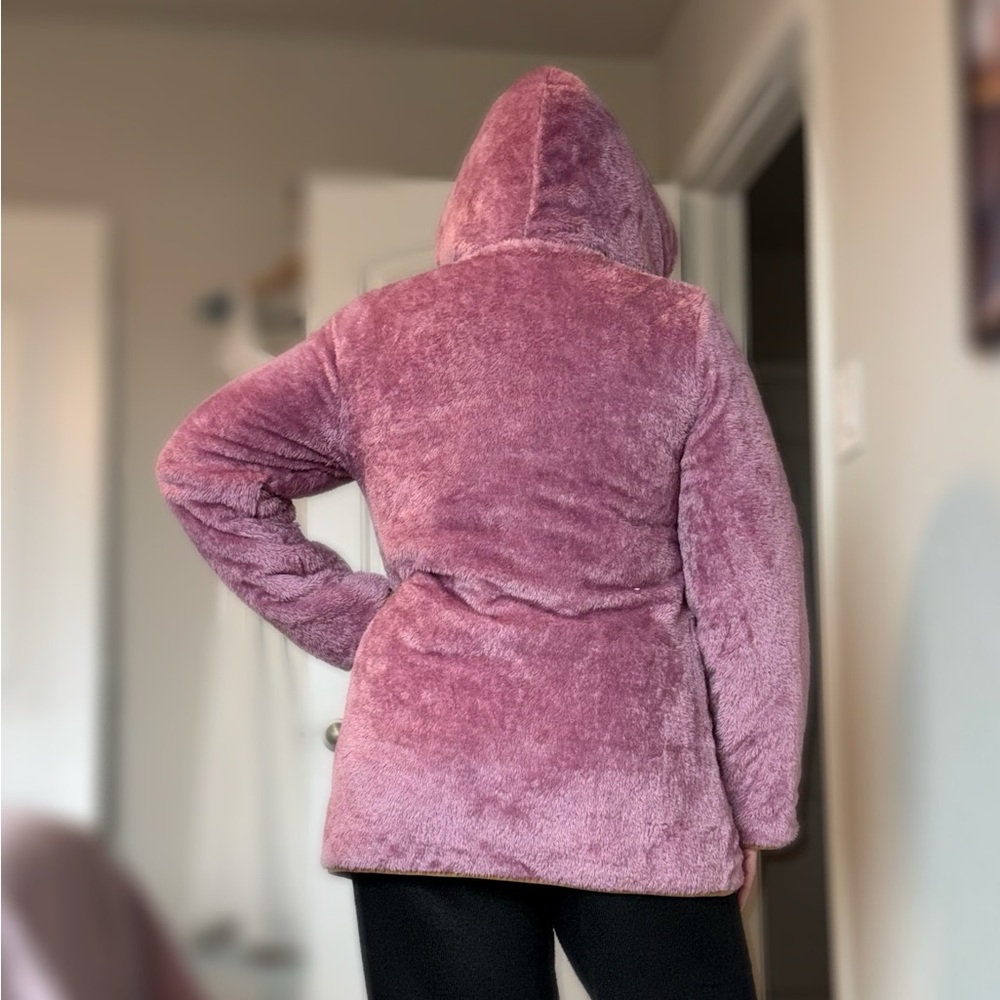 Susan Graver Maroon Quilted Puffer Jacket - Picture 8 of 16